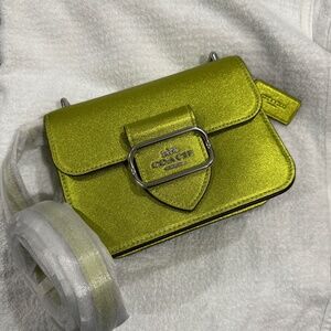 COACH Metallic Morgan Square Crossbody - New